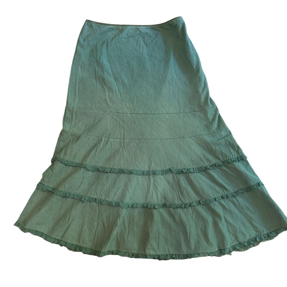 Vintage Y2K Women’s Togo Tiered Maxi Skirt Size 8